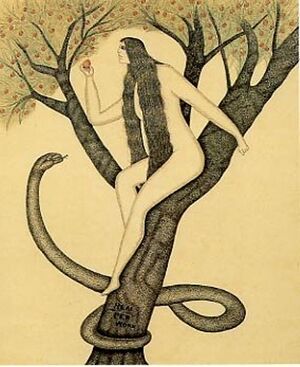 Eve and the Serpent JohnHCoates1916.jpg